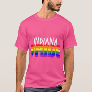 Camiseta Indiana Pride LGBT Flag