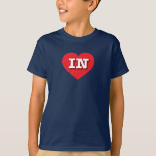Camiseta Indiana Red Heart - Amo IN
