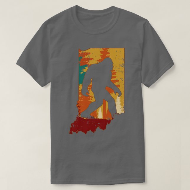 Camiseta Indiana retro vintage (Diseño del anverso)