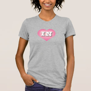Camiseta Indiana Rosa Fade Heart - Amo IN