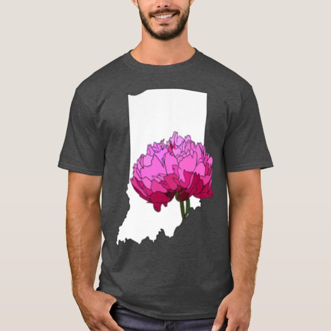Camiseta Indiana State Flower Oversized (Anverso)