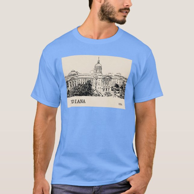 Camiseta Indiana State USA Oversized 2 (Anverso)