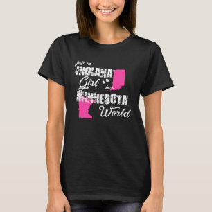 Camiseta Indiana: Un chica de Indiana en Minnesota