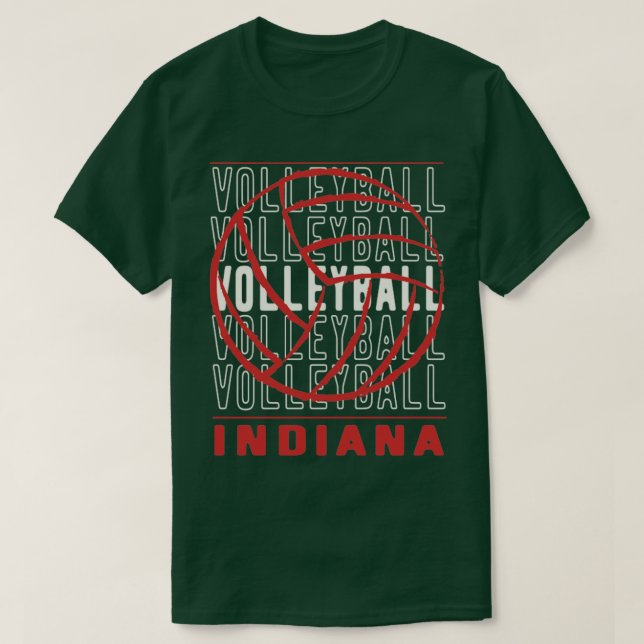 Camiseta Indiana voleibol (Diseño del anverso)