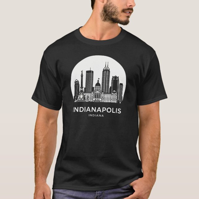 Camiseta Indianapolis Ciudad Indiana (Anverso)