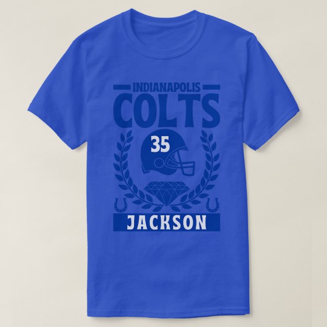Camiseta Indianapolis Colts Jackson 35 American (Diseño del anverso)