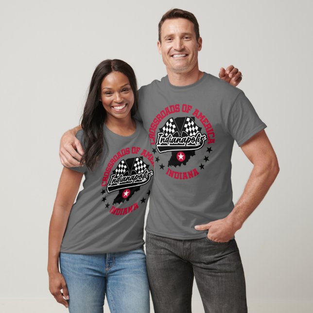 Camiseta Indianápolis, Indiana (Unisexo)