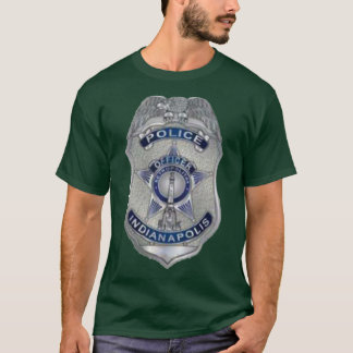 Camiseta Indianapolis Indiana Police Officer Badge Oversize