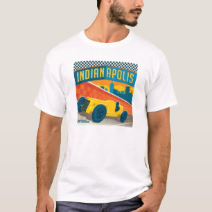 Camiseta Indianápolis, Indiana   Racer de vintage