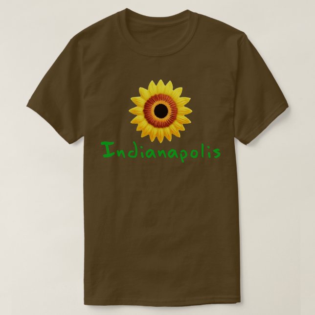 Camiseta Indianapolis Sunflower (Diseño del anverso)