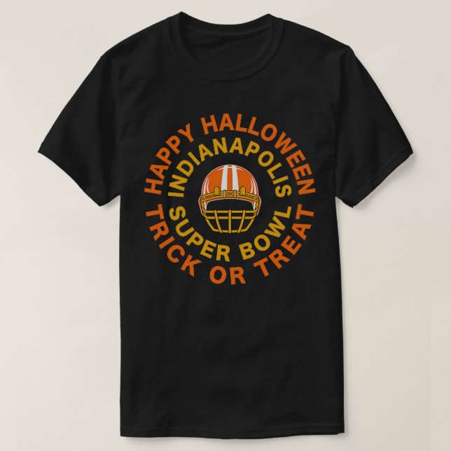 Camiseta Indianapolis Trick o Treat Superbowl 1 (Diseño del anverso)