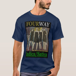 CAMISETA INDICA SATIVA DE CUATRO VÍAS