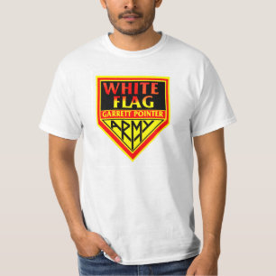 Camiseta indicador Armyu de Garrett de la bandera blanca