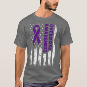 Camiseta Indicador de conciencia de sobredosis Adicción de
