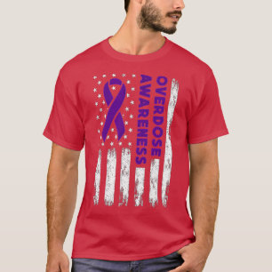 Camiseta Indicador de conciencia de sobredosis Adicción de 