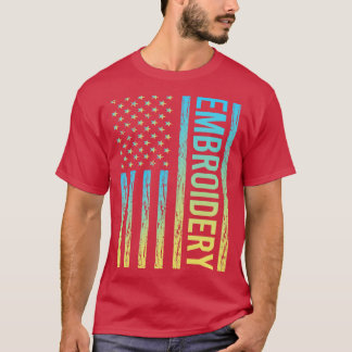 Camiseta Indicador de degradado 02 Embroider