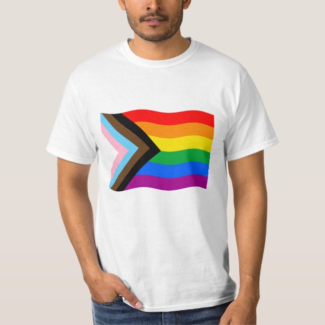 Camiseta Indicador de ondulación del Orgullo de progreso (Anverso)