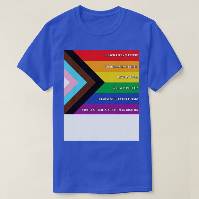 Camiseta Indicador de orgullo de progreso (Diseño del anverso)