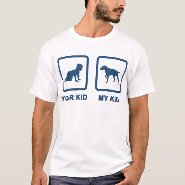 Camiseta Indicador de pelo corto alemán (Anverso)
