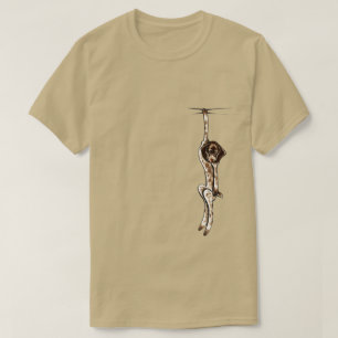 Camiseta Indicador de pelo corto alemán ceñido