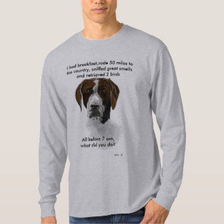 Camiseta Indicador de pelo corto alemán, desafío del perro