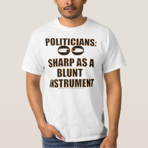 Camiseta Índice de inteligencia de los políticos