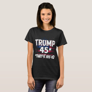 Camiseta Índice de inteligencia del triunfo 45
