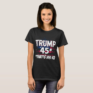Camiseta Índice de inteligencia del triunfo 45