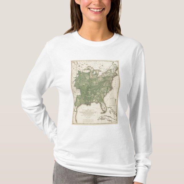 Camiseta Índice de natalidad litografía estadística de los (Anverso)