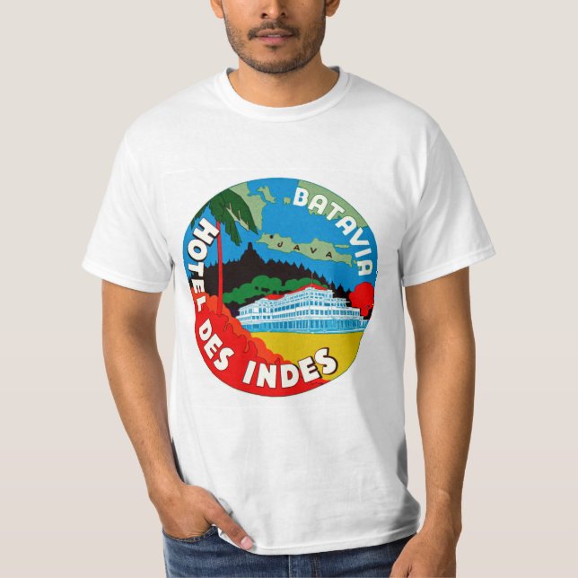 Camiseta Indies del DES del hotel de Batavia (Anverso)