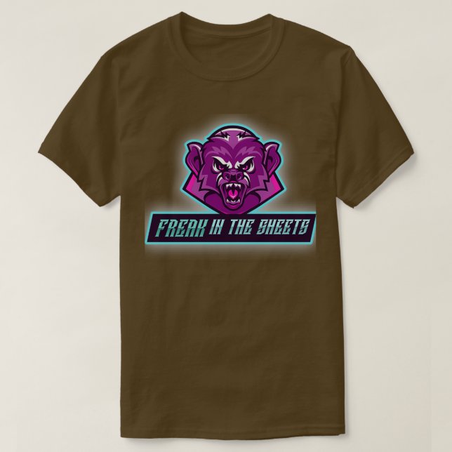 Camiseta indiferente en las sábanas (Diseño del anverso)
