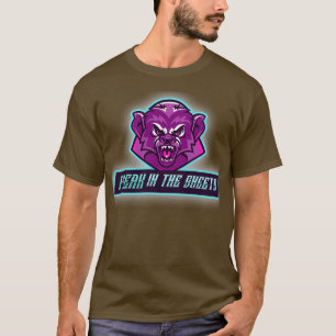 Camiseta indiferente en las sábanas
