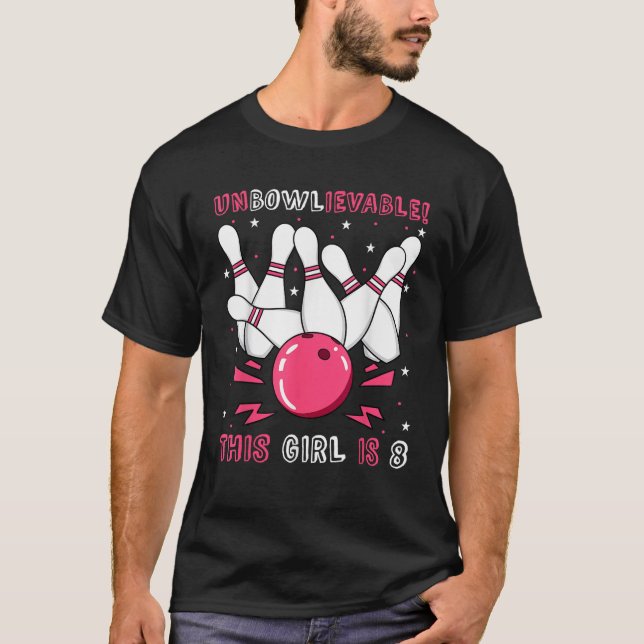Camiseta Indigerible Este Chica Es 8 Parte De Bolos De Cump (Anverso)