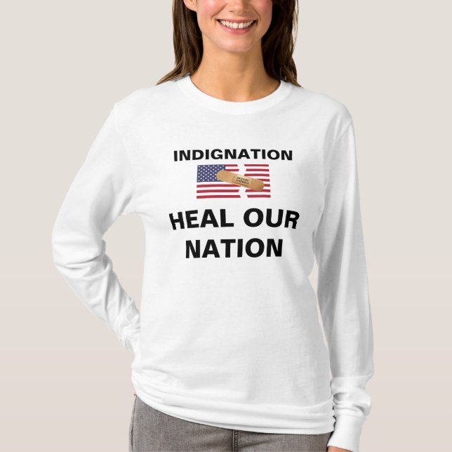 CAMISETA INDIGNACIÓN ARREGLA NUESTRA NACIÓN (Anverso)