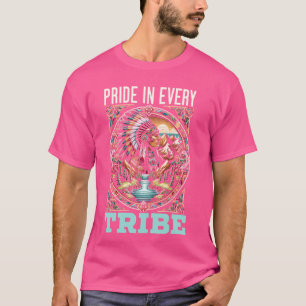 Camiseta Indignación de tribu indígena nativo indio cheroke