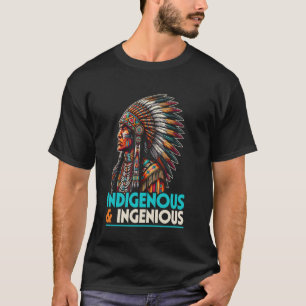 Camiseta Indignación de tribu indígena nativo indio cheroke