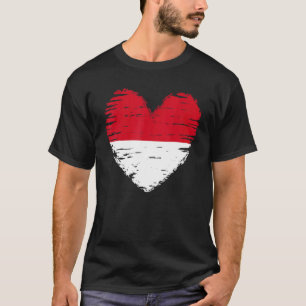 Camiseta Indignación indonesia coraje bandera indonesia que