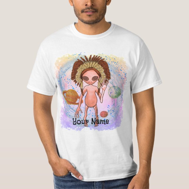 Camiseta Indio Alien (Anverso)