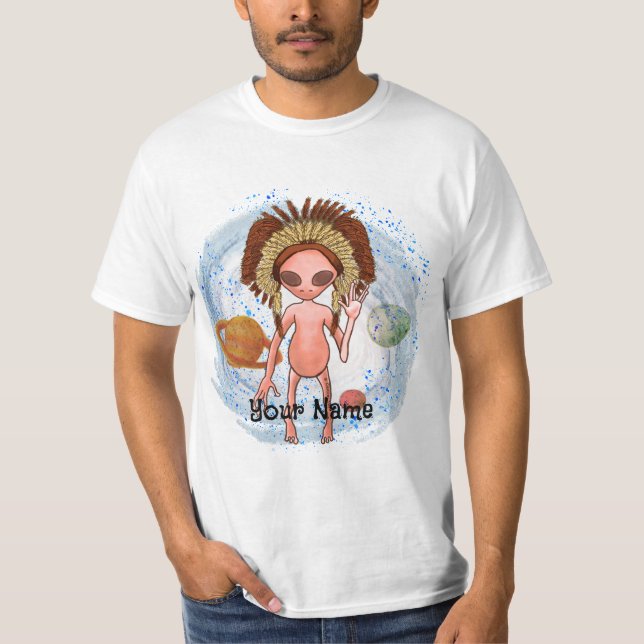 Camiseta Indio Alienigena (Anverso)