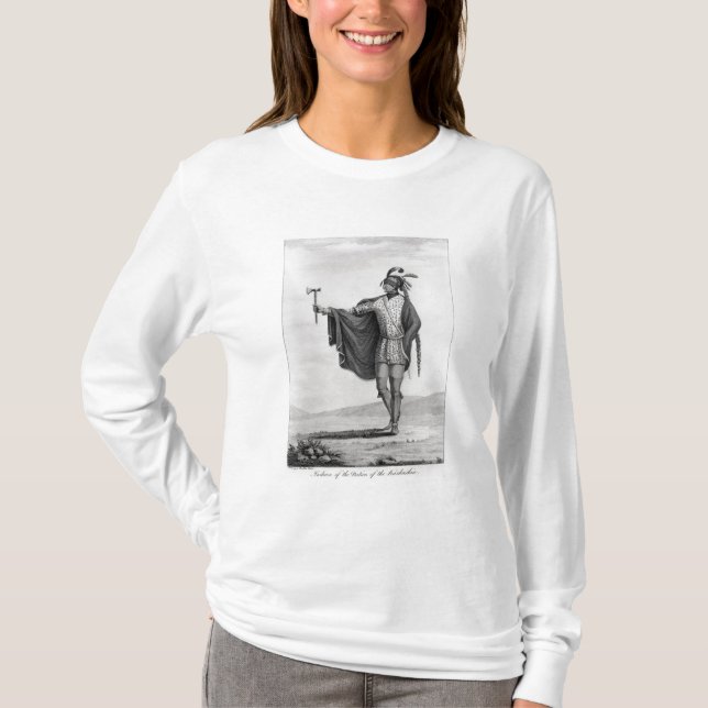 Camiseta Indio de la nación de Kaskaskia (Anverso)