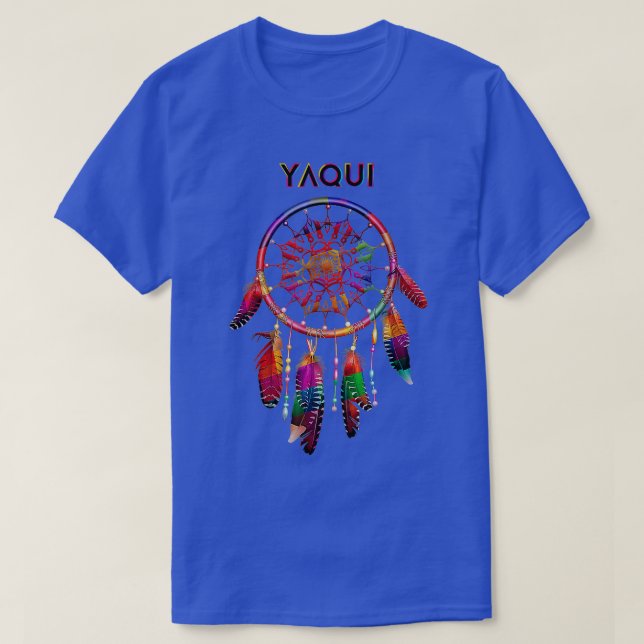 Camiseta Indio indígena indio yaqui colorido Dreamcatcher (Diseño del anverso)