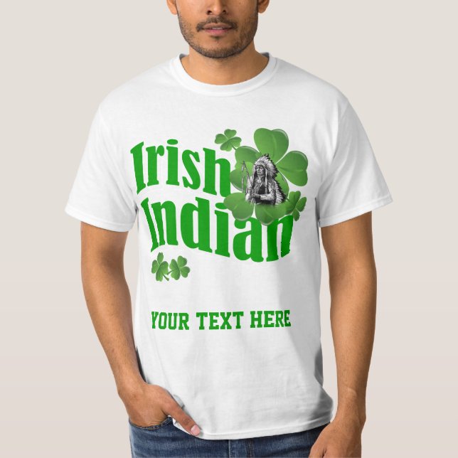 Camiseta Indio irlandés (Anverso)