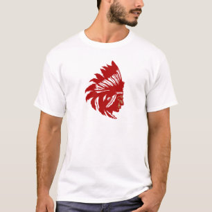 Camiseta Indio jefe de tribu cabeza American Native chief
