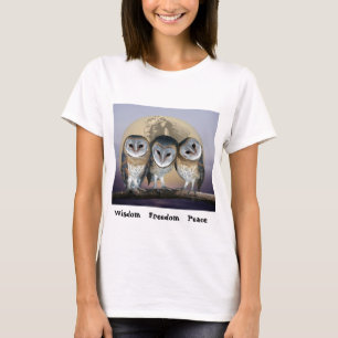 Camiseta Indio norteamericano del búho sagrado