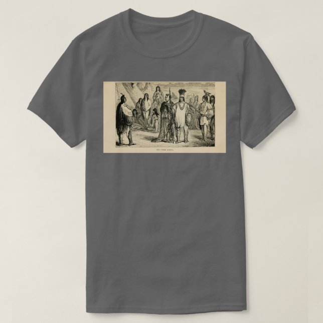 Camiseta Indios arrogantes El moscoge también conocido como (Diseño del anverso)