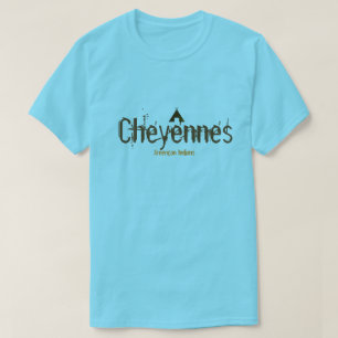 Camiseta indios cheyenes americanos