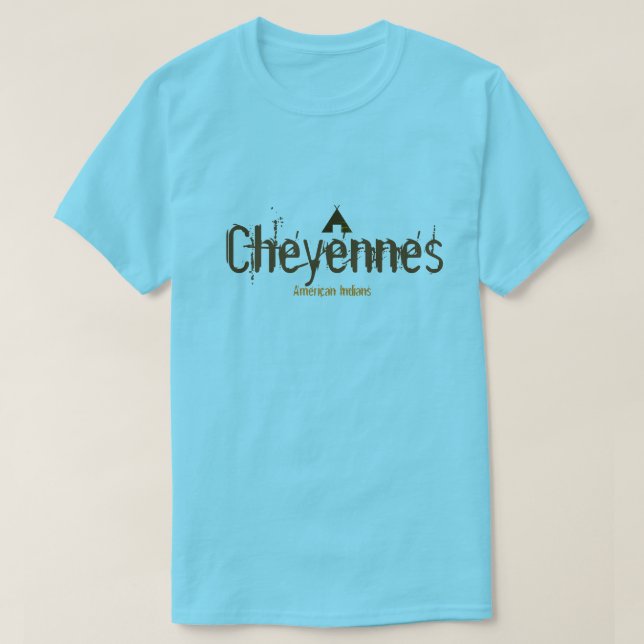 Camiseta indios cheyenes americanos (Diseño del anverso)