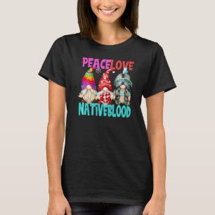 Camiseta Indios con plumas se ganan para las mujeres Paz Lo