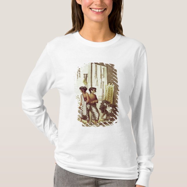 Camiseta Indios de la pampa en una tienda en el mercado (Anverso)