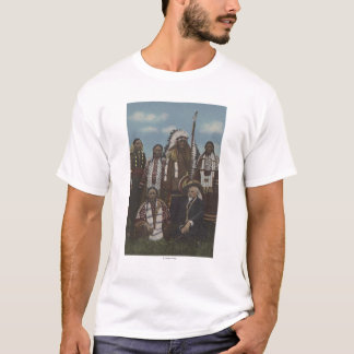 Camiseta Indios del noroeste - Buffalo Bill, sentada Bull